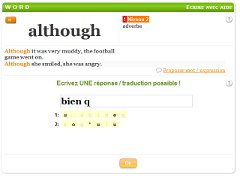babelcoach, apprentissage vocabulaire anglais: Écrire le mot correctement.
