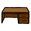 clipart-vocabulary desk