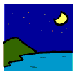 clipart-vocabulary-night